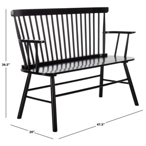 Dovecove Karlovy Wood Bench & Reviews | Wayfair